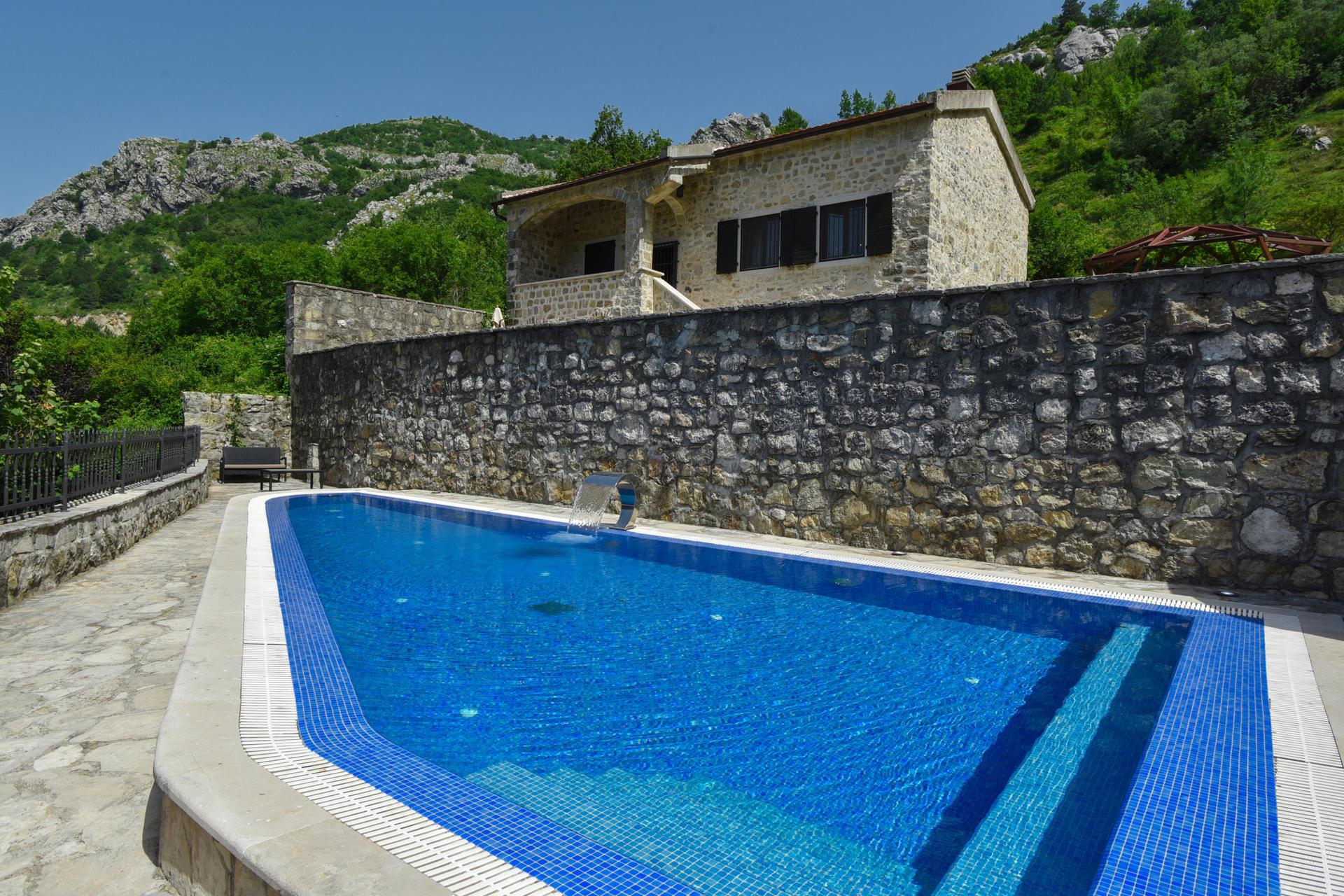 Savor the best of outdoor living with our house's pool, an ideal spot for lounging and soaking up the sun.