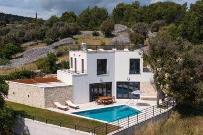 Sea View Villa with Pool in Brac Near Beaches