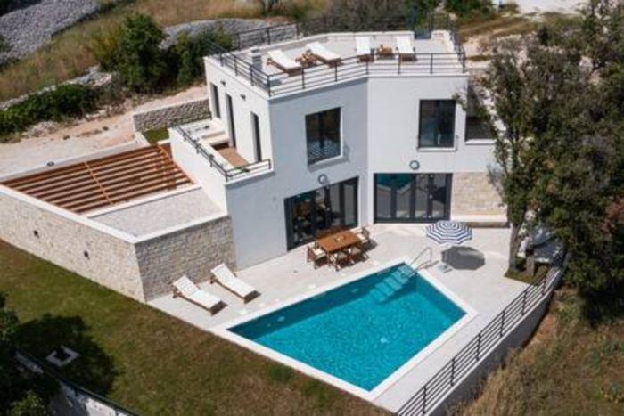 Sea View Villa with Pool in Brac Near Beaches