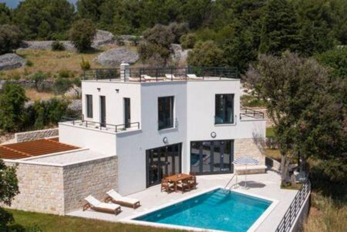 Sea View Villa with Pool in Brac Near Beaches