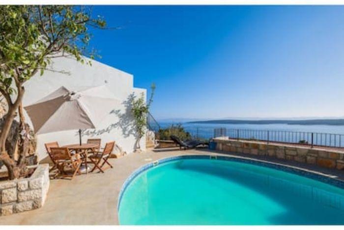 Stone Sea View Villa w Pool 4 min to Beach in Hvar