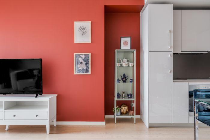 A minimalist living room showcasing the beauty of simplicity and functionality.