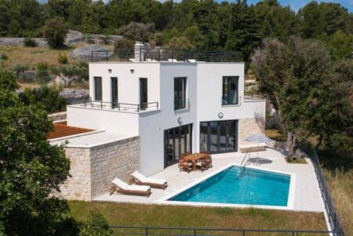 Sea View Villa with Pool in Brac Near Beaches