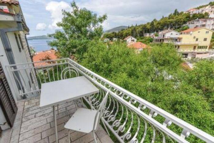 Studio with Sea View Balcony Near Beach in Trogir